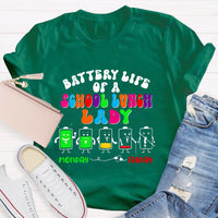 School Lunch Lady Monday To Friday T-Shirt