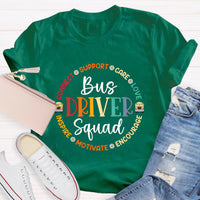 Bus Driver Squad Teacher T-Shirt