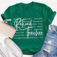 Retired Teacher Relaxed Teacher T-Shirt