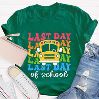 School Bus Driver Last Day Of School T-Shirt