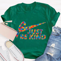 Just Be Kind Color Puzzle Teacher T-Shirt