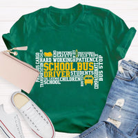 School Bus Driver Caring Students T-Shirt