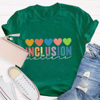 Inclusion Matter Heart T-Shirt