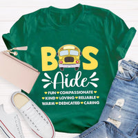 Bus Aide Fun Compassionate T-Shirt