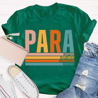 Support And Motivate Teacher T-Shirt