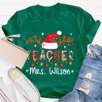 Personalized Name Teacher Light T-Shirt