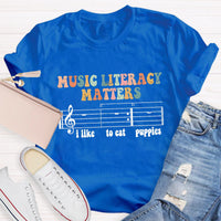 Music Literacy Matters Teacher T-Shirt