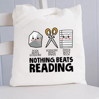 Nothing Beats Reading Canvas Tote Bag