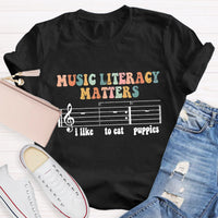 Music Literacy Matters Teacher T-Shirt
