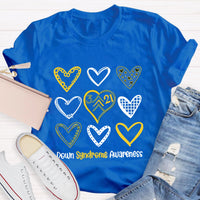 Down Syndrome Awareness Heart T-Shirt