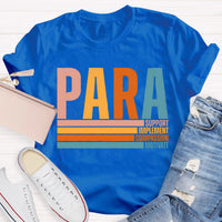 Support And Motivate Teacher T-Shirt