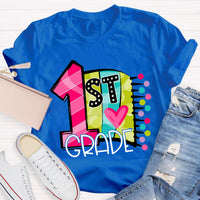 Personalized Grade 1st Grade Back To School Teacher T-Shirt