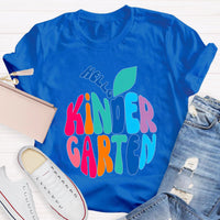 Personalized Grade Hello Kindergarten Teacher T-Shirt