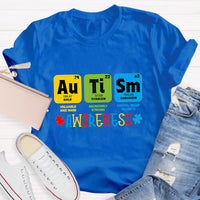 Autism Awareness Chemical Elements Teacher T-Shirt