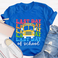 School Bus Driver Last Day Of School T-Shirt