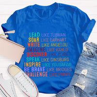 Lead Like Tubman Empowered Women T-Shirt