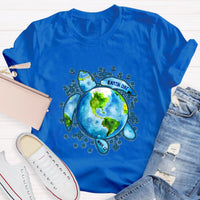Earth Day Save The Turtles Teacher T-Shirt