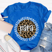 Para Teacher Encourager Friend T-shirt