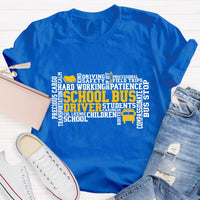 School Bus Driver Caring Students T-Shirt