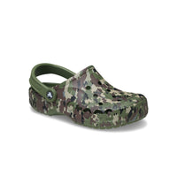 Baya Seasonal Printed Clogs - Army Green / Multi