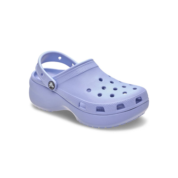 Giày Clog Nữ Crocs Classic Platform - Blue Haze