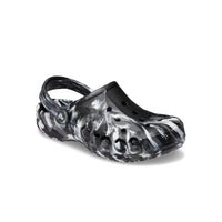 Baya Marbled Clogs - Black / White