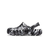 Baya Marbled Clogs - Black / White