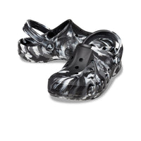 Baya Marbled Clogs - Black / White