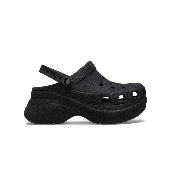 Giày Clog Nữ Crocs Bae Glitter - Black