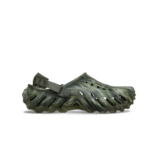 Giày Clog Unisex Crocs Echo Marbled - Dusty Olive