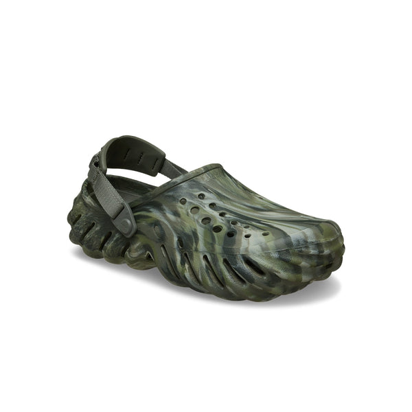 Giày Clog Unisex Crocs Echo Marbled - Dusty Olive