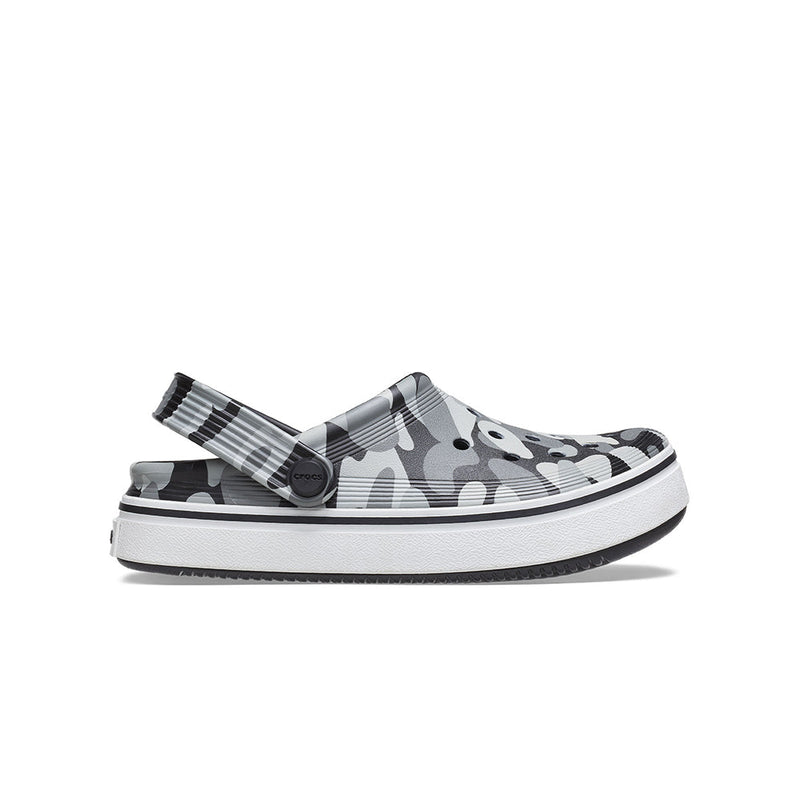 Toddlers' Off Court Camo Redux Clogs - Black / White