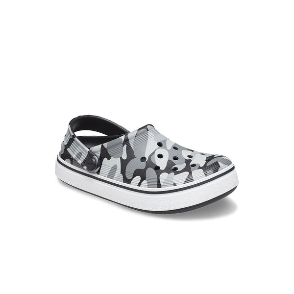 Giày Clog Trẻ Em Crocs Toddler Off Court Camo Redux - Black