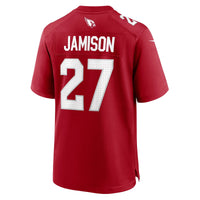 Arizona Cardinals D'Shawn Jamison Cardinal Team Game Jersey