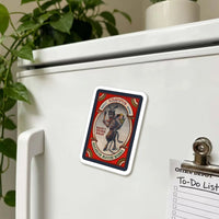 Vintage Naughty Children Beware Magnet, Krampus Matchbox Magnet, Gothic Christmas Folklore Fridge Magnet, Creepy Dark Holiday Present