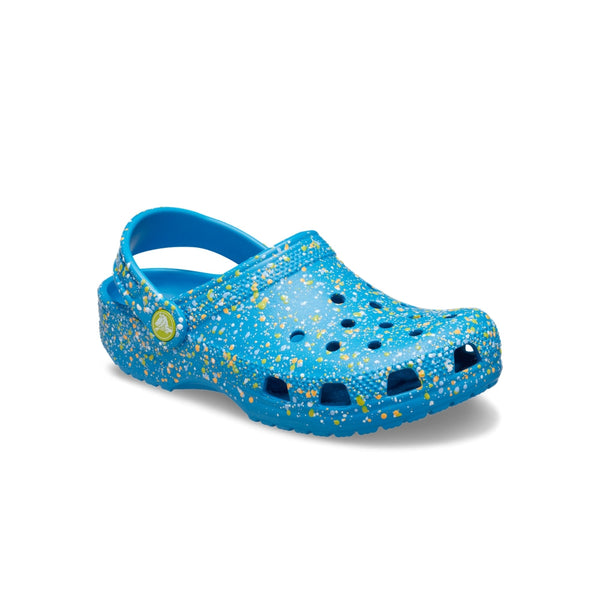 Giày Clog Trẻ Em Crocs Classic Paint Splatter - Marina
