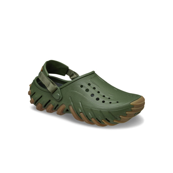 Giày Clog Unisex Crocs Echo Gum RO - Army Green
