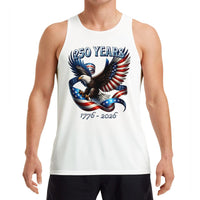 USA 250 Years Patriotic American Eagle Tank Top | Semiquincentennial 1776-2026 Flag Graphic | Soft Breathable Premium Fabric | Unisex 4th of July Gift
