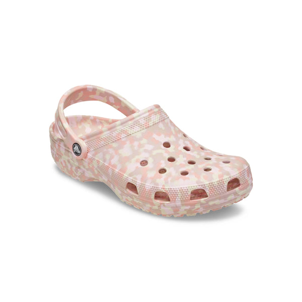 Giày Clog Unisex Crocs Classic Confetti - Pink Milk