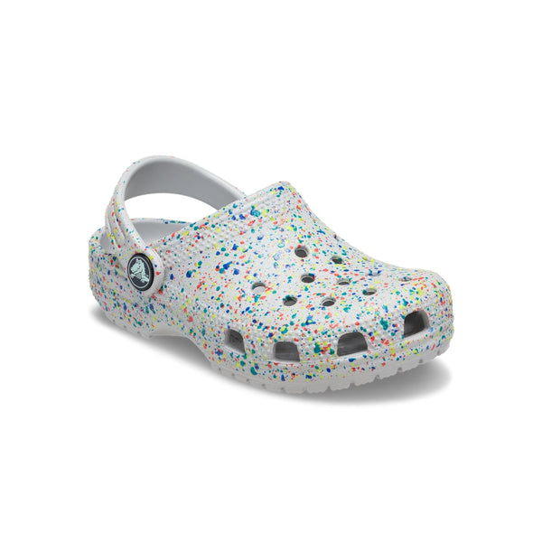 Giày Clog Trẻ Em Crocs Classic Glow Paint Splatter - Atmosphere