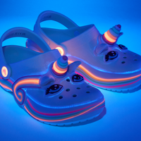 Kids' Iam Unicorn Lights Classic Clogs - Chalk