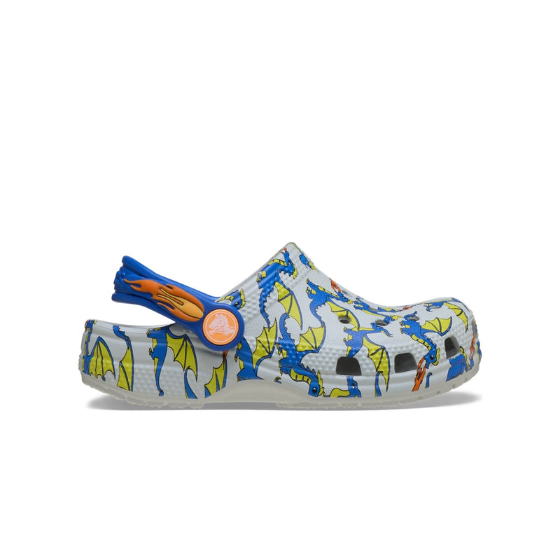 Toddlers' Classic Dragon Graphic Clogs - Atmosphere