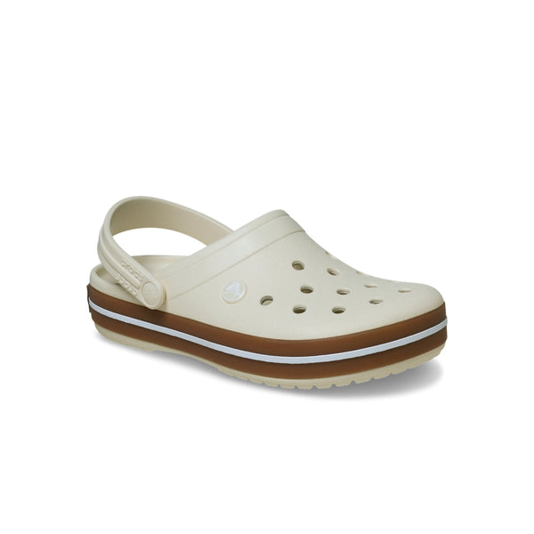Giày Clog Trẻ Em Crocs Crocband Gum - Summit White