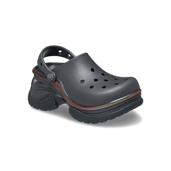 Giày Clog Nữ Crocs Super Bae - Black Sand