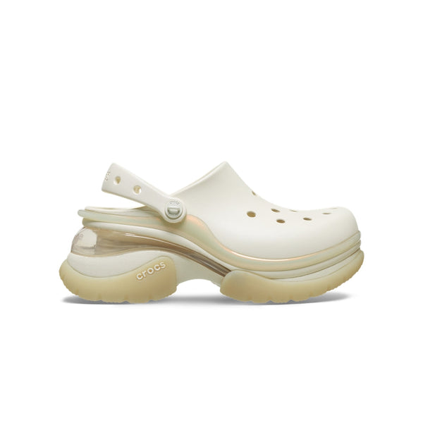 Giày Clog Nữ Crocs Super Bae - Summit White