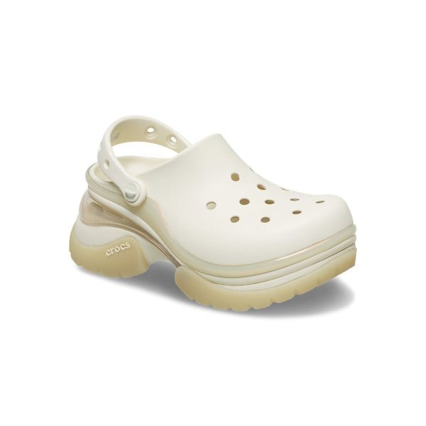 Giày Clog Nữ Crocs Super Bae - Summit White