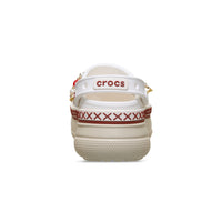 Classic Stacked Crimson Gallop Clogs - Chalk / Multi