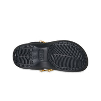 Platform Denim Clogs - Black