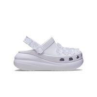 Crush Translucent Floral Clogs - Frosted Grape
