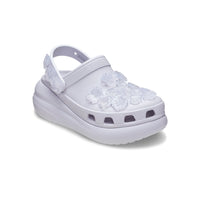 Crush Translucent Floral Clogs - Frosted Grape